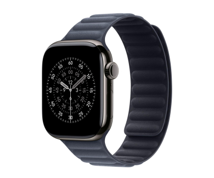 Pasek i akcesoria do zegarków APPLE Pasek magnetyczny do Apple Watch - 46mm - S/M - granatowy